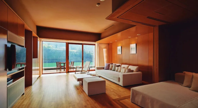 Номер Deluxe с 2 комнатами с балконом и с видом на реку River Retreat Garaku