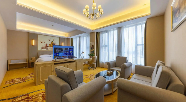 Vienna International Hotel (Lanzhou Zhongchuan Airport Flagship), Забронировать Отель Бизнес-отели Ланьчжоу, 4* 5*