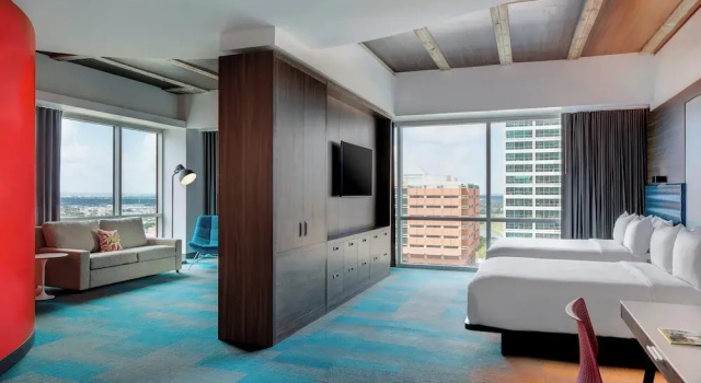 Люкс Aloft Fort Worth Downtown