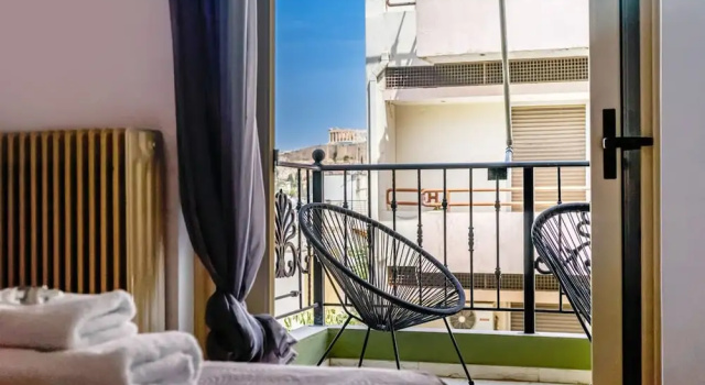 Sunny 3bd Cozy Flat Spectacular Acropolis View