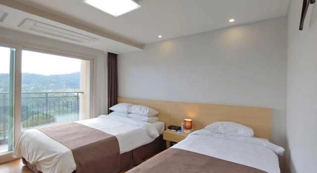 Двухместный номер Deluxe Jeju Lavender Hotel