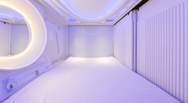 Кровать в общем номере (мужской номер) Pod Room O'Farrell St Union Square