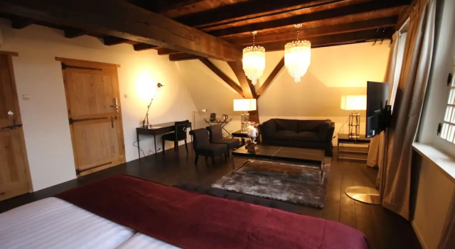 Двухместный люкс Superior с видом на канал Boutique Hotel Steenhof Suites - Adults Only