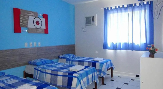 Трёхместный номер Standard с красивым видом из окна Hotel Pousada Positiva
