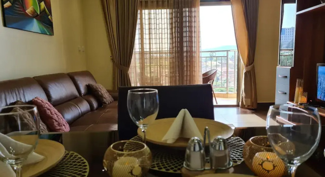 Balkonlu 1 yatak odası Yönetici daire Rohi Apartments