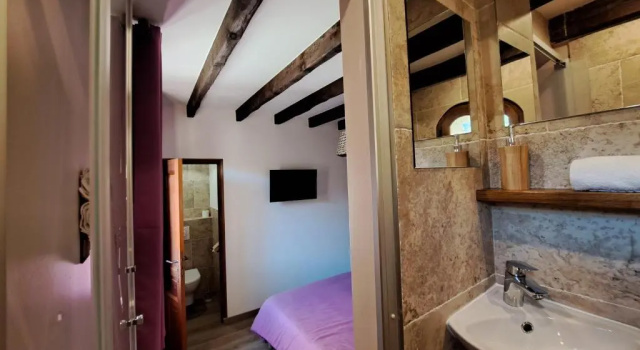 Standart çift kişilik oda Gîte L'Interlude