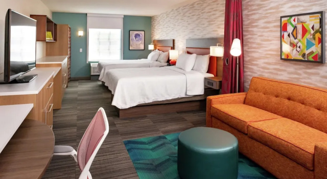 Двухместная студия Home2 Suites By Hilton New Albany Columbus