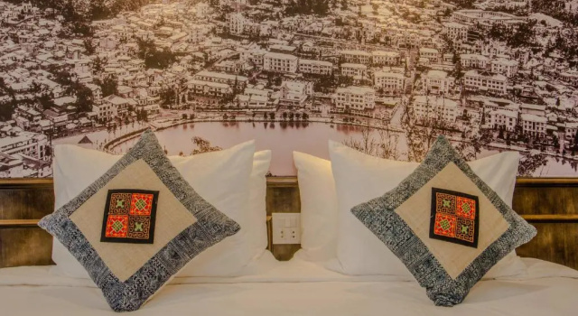 Двухместный номер Deluxe с видом на город Delta Sapa Hotel - Old Quarter Center