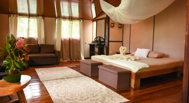Семейный номер Standard с 2 комнатами с видом на сад Chilamate Rainforest Eco-retreat