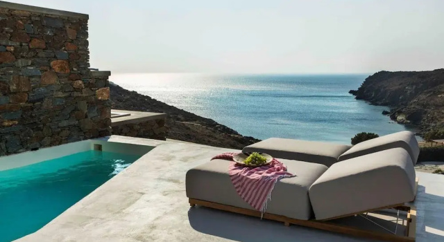 Вилла Phos Villas Tinos - Helios Villa With Private Pool and Sea View 96m