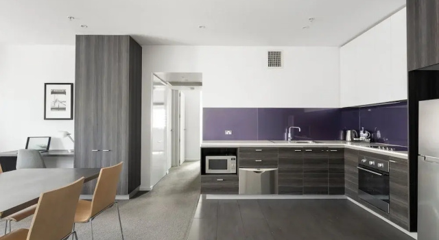 Апартаменты c 1 комнатой с балконом Tyrian Serviced Apartments Fitzroy