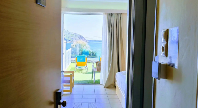 Двухместный номер с видом на море New Aegli Resort Hotel