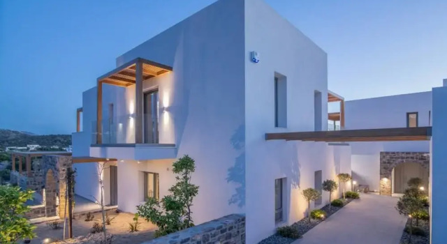 Вилла Blue Senses Villa Anemos Next to the Beach Heated Pool