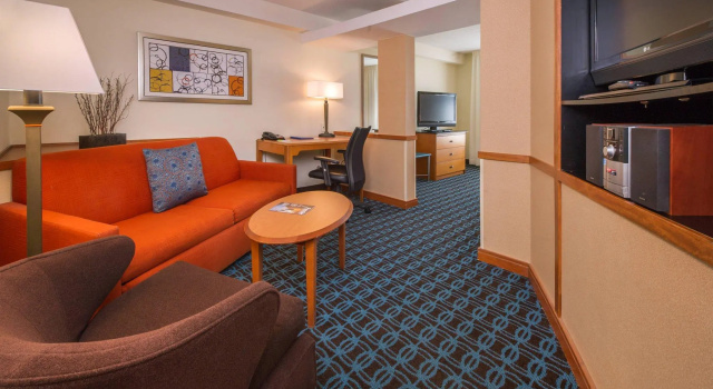 Двухместная студия Fairfield Inn and Suites Wilson