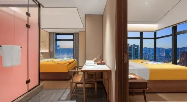 Люкс Moshang Yaju G · Sky High altitude River View Hotel (Chongqing Guanyinqiao Jiujie Branch)