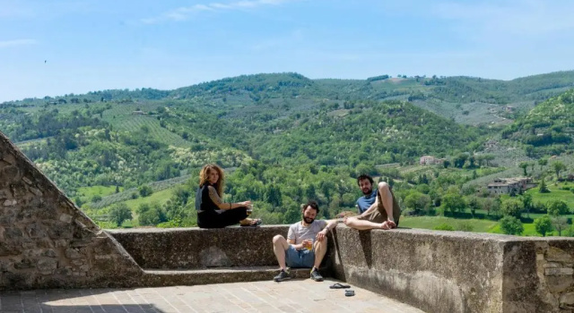 Кровать в общем номере Ostello Bello Assisi Bevagna