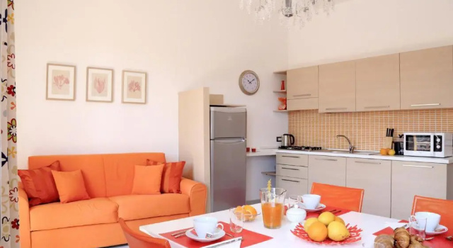 Апартаменты с 2 комнатами с балконом и с видом на море Taonasi Mazzarò Apartments