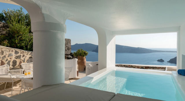 White House Villa with 3 bedrooms and amazing views at Oia, Забронировать Вилла Тхира периферия Южные Эгейские острова