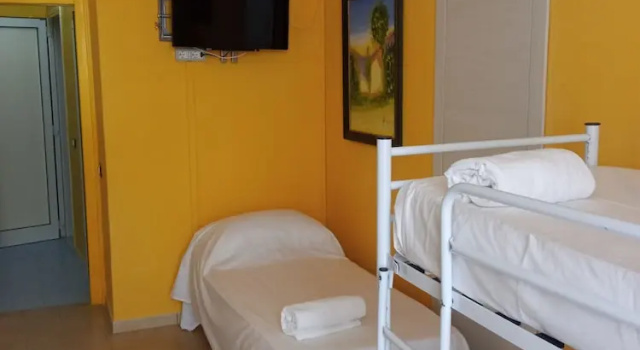 Кровать в общем номере Hostel Le Stanze del Sogno