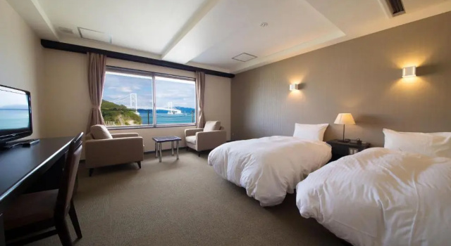Двухместный номер Standard с видом на море Seaside Hotel Taimaru Kaigetsu