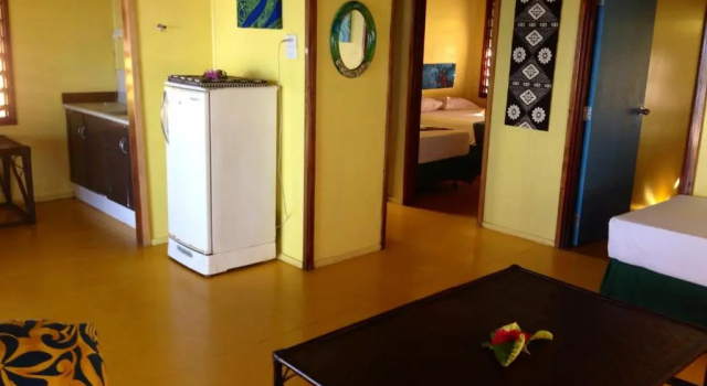 Бунгало с 2 комнатами рядом с пляжем Funky Fish Beach & Surf Resort