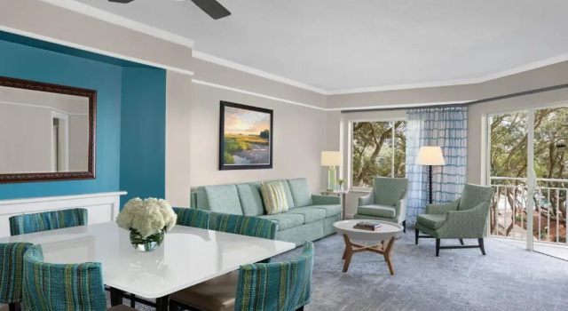 Вилла с 2 комнатами с балконом и с видом на внутренний двор Marriott's Grande Ocean