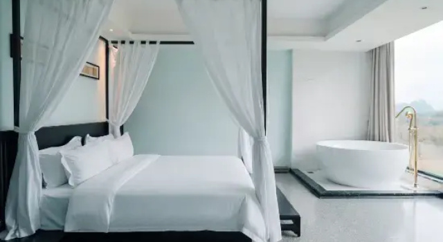 Двухместный люкс Manyun Oriental Hidden Luxury Hotel (Yangshuo Yulong River)