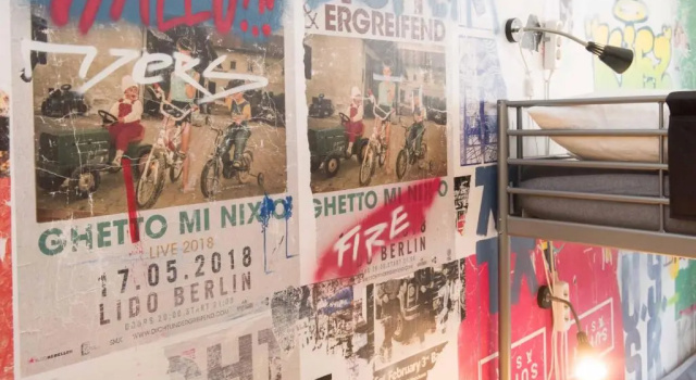 Кровать в общем номере Kiez Hostel Berlin