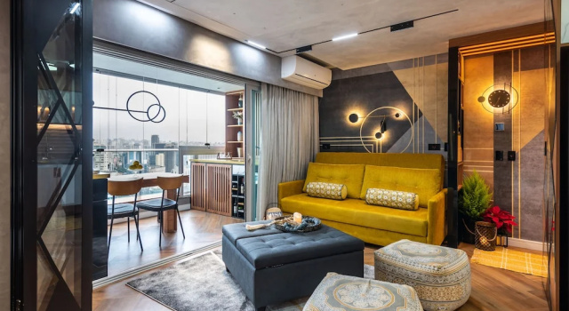 Stunning Views | Luxurious Apartment with Marginal Pinheiros View at River One Residencial by Okaeri Home Apartments, Забронировать Апартаменты/квартира Отели Сан-Паулу с парковкой, Парковка