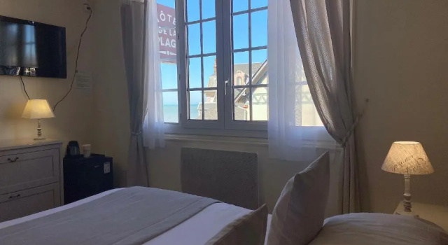 Двухместный номер Standard с видом на море Hôtel de la Plage