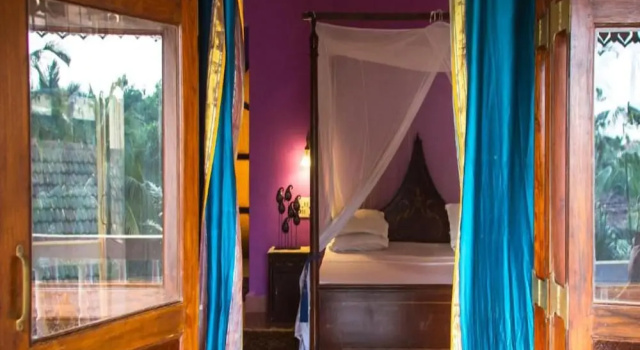 Двухместный номер Deluxe Papa Jolly Eco Resort-Near Morjim Beach