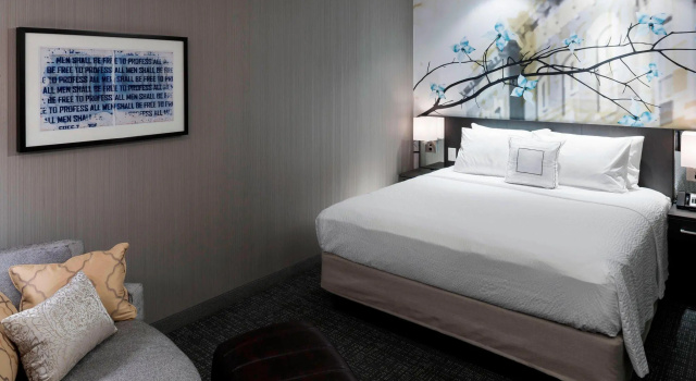Двухместный номер Standard Courtyard by Marriott Richmond Downtown