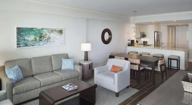 Люкс oceanfront Hilton Grand Vacations Club Ocean Oak Resort Hilton Head