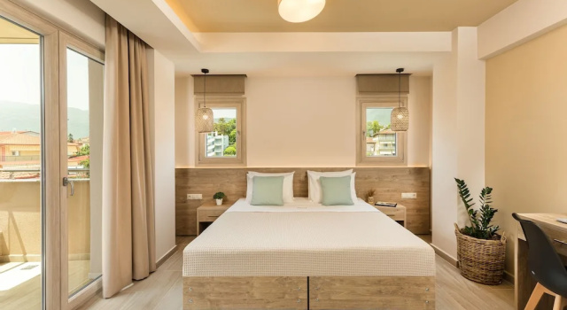 Двухместный номер Deluxe с балконом Makris Luxury Rooms