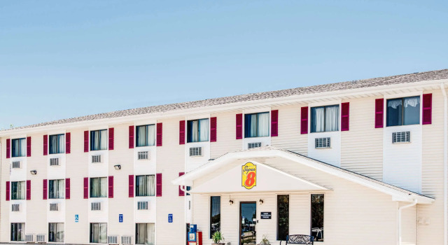 Super 8 by Wyndham Burlington, Брондау Қонақ үй Burlington Airport Iowa