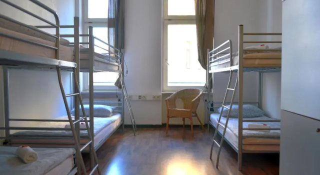 Cama en dormitorio compartido Oskars Absteige