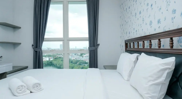 Relaxing 2br at Citralake Suites Apartment, Boek Appartement Jakarta Hotels met een Zwembad, Zwembad