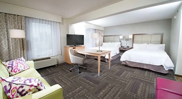Четырёхместный люкс Hampton Inn & Suites Wilson I-95