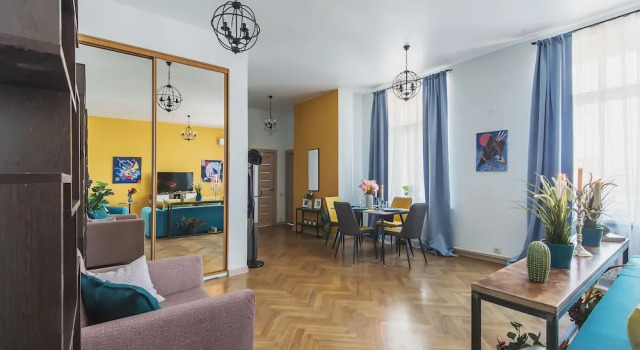 Апартаменты GM на Серафимовича, 2-146, Забронировать Апартаменты/квартира Якиманка , рядом с Парк искусств «Музеон»