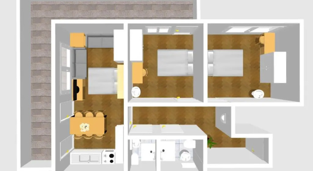 Апартаменты с 2 комнатами Appartements Herold