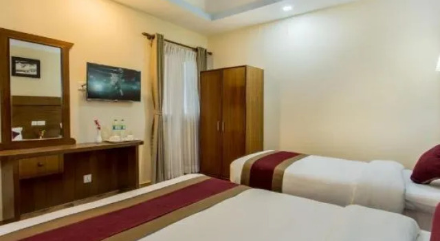 Семейный номер Deluxe с балконом Hotel Snow Peak