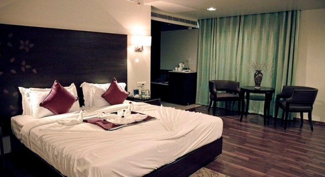 Кровать в общем номере Best Western Ramachandra