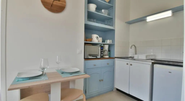 Апартаменты L'Estran Appartement en résidence de bord de mer