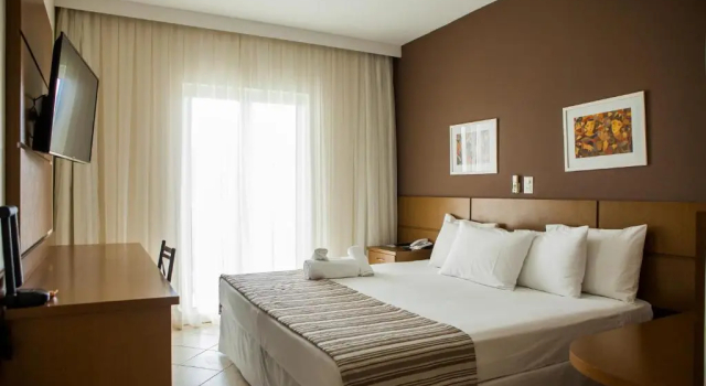Двухместный номер Deluxe с балконом Mundial Parque Hotel