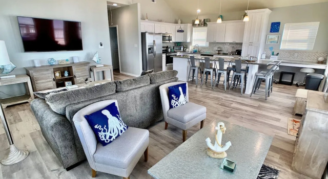 Blue Heron 3 Bedroom Home, Rezervasyon Tatil Evi Crystal Beach Houston