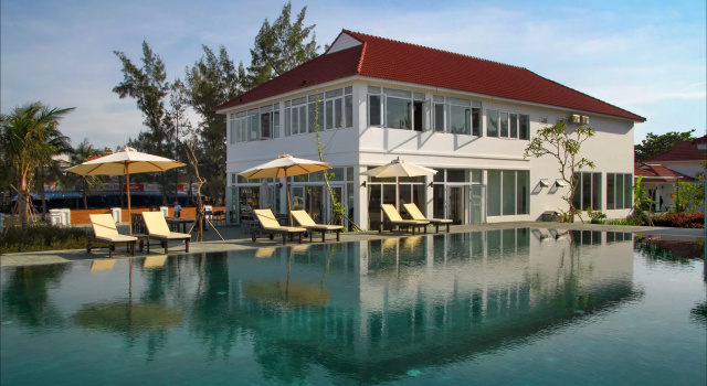 Двухместный номер Deluxe с красивым видом из окна Tam Thanh Beach Resort & Spa