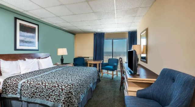 Двухместный номер Deluxe oceanfront Days Inn by Wyndham Atlantic City Oceanfront-Boardwalk