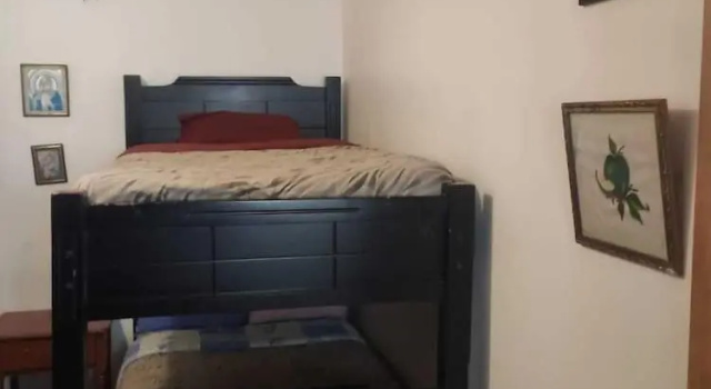 Кровать в общем номере Departamento 7