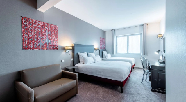 Номер Deluxe Best Western Plus Au cheval Blanc à Mulhouse