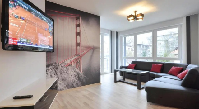 Апартаменты Deluxe Sunrise apartments close to the beach & by Noclegi Renters
